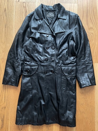 Vintage schwarze lederjacke - schwarze,